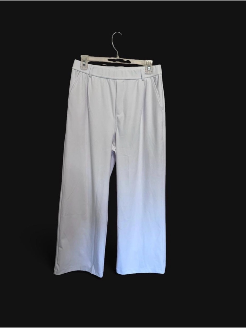 HALARA White Wide-Leg Women's Pants - Picture 2 of 5